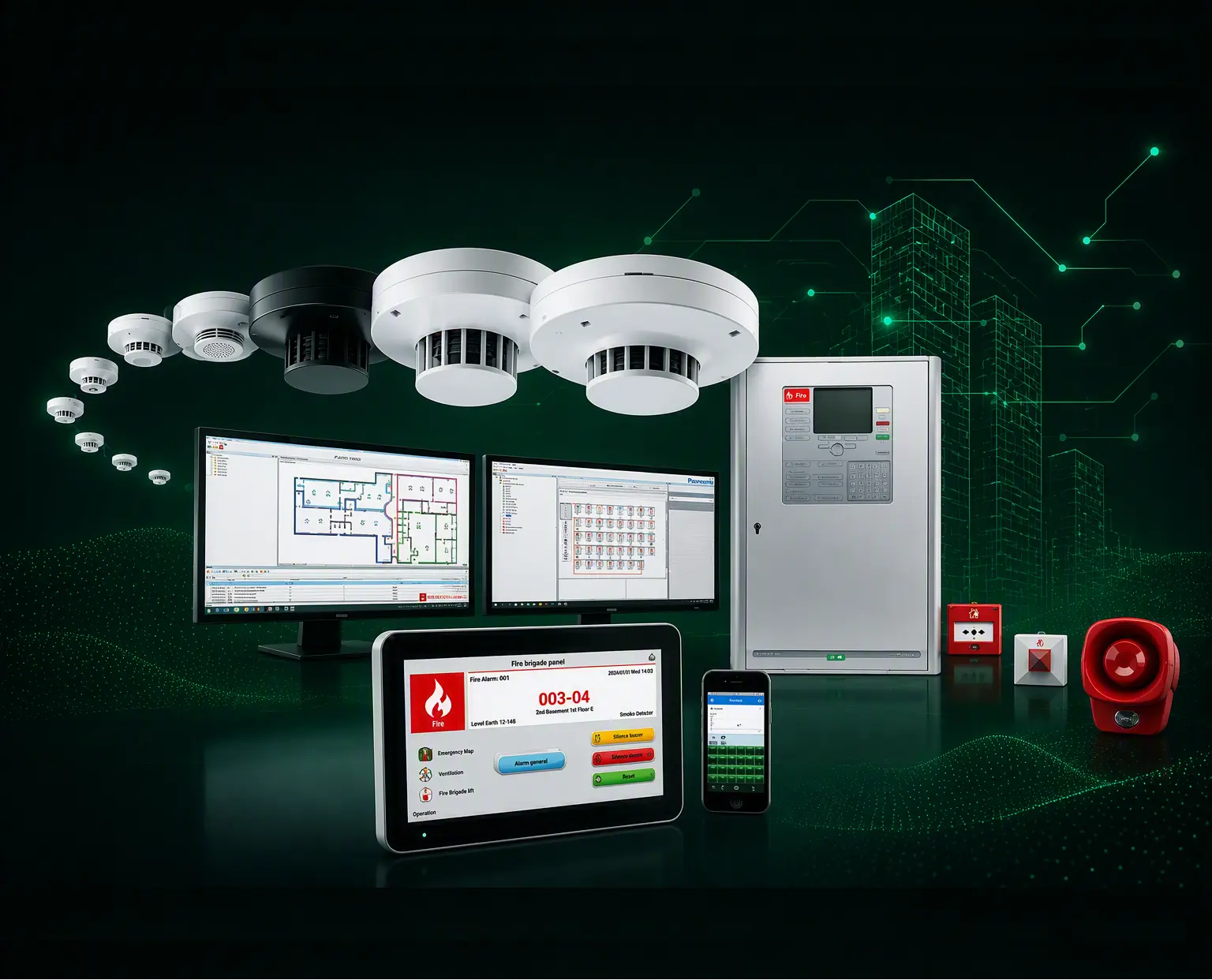 Giải  pháp báo cháy Panasonic