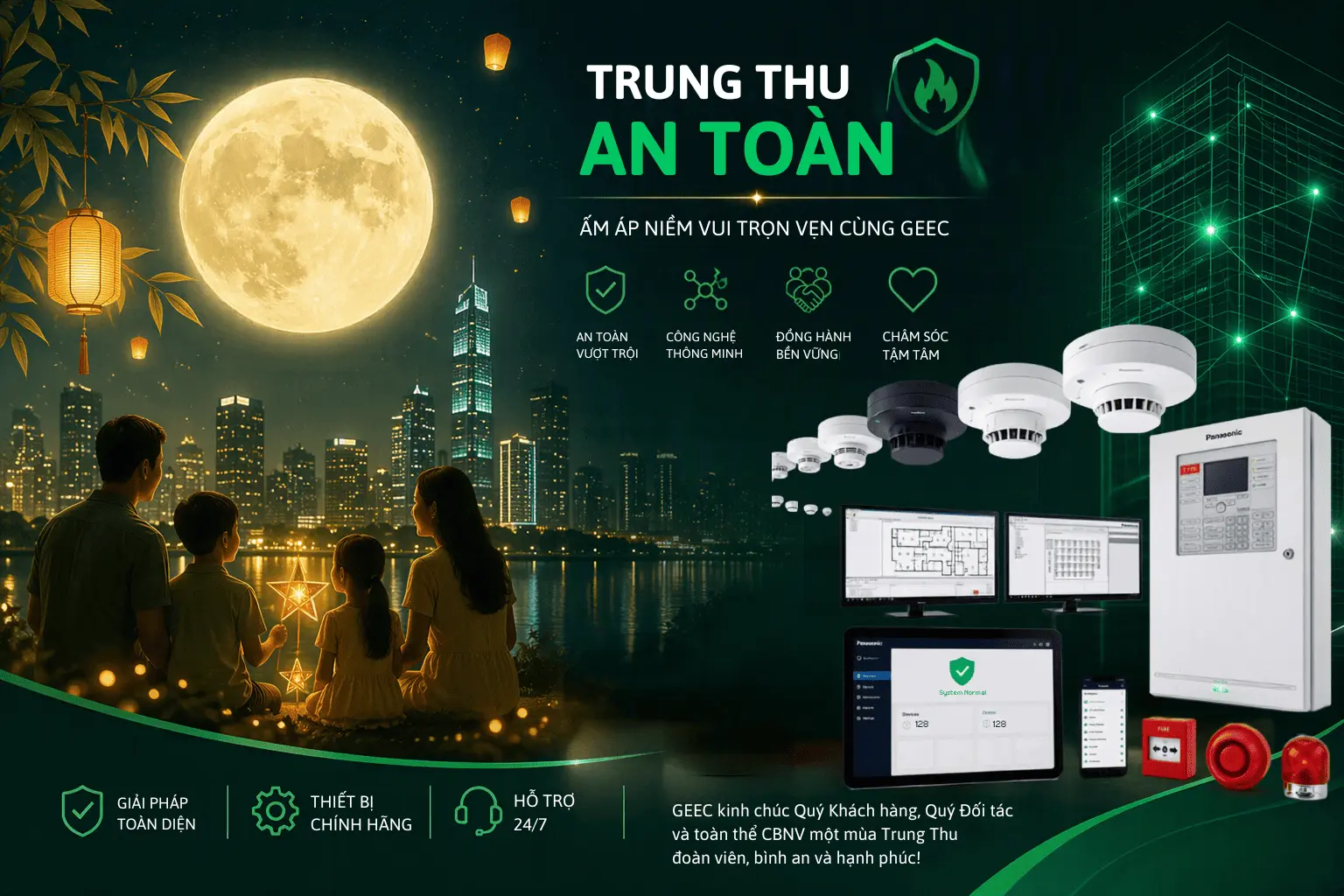 Trung Thu An Toàn – Ấm Áp Niềm Vui Trọn Vẹn Cùng PCCC GEEC